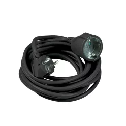   Technik Professional Hosszabbító (lengokábel) Fekete 5m kábellel 3x1,5mm2 16A