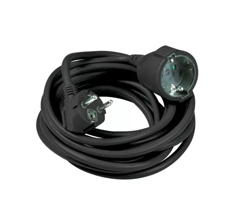 Technik Professional Hosszabbító (lengokábel) Fekete 5m kábellel 3x1,5mm2 16A