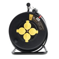   Technik Industrial Kábeldob 4-er 50m 1,5mm2 H07RN-F (IP44) 16A