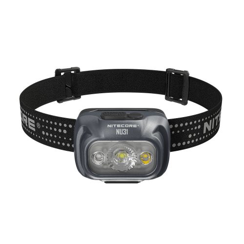 Nitecore Fejlámpa NU31 (Beépített Akkumulátor) (550 lumen) szürke