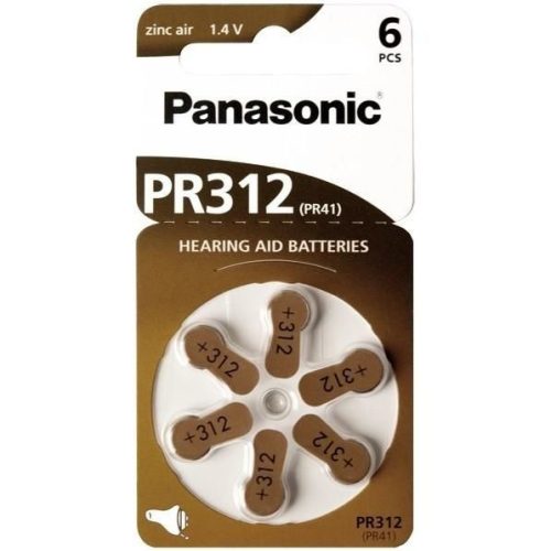 Panasonic Hallókészülék Elem PR312 B6
