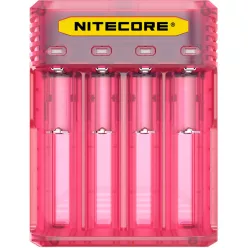 Nitecore Kellék Akkumulátor Gyorstöltő Q4 - Pink