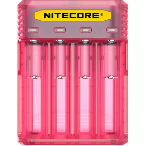 Nitecore Kellék Akkumulátor Gyorstöltő Q4 - Pink
