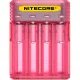 Nitecore Kellék Akkumulátor Gyorstöltő Q4 - Pink