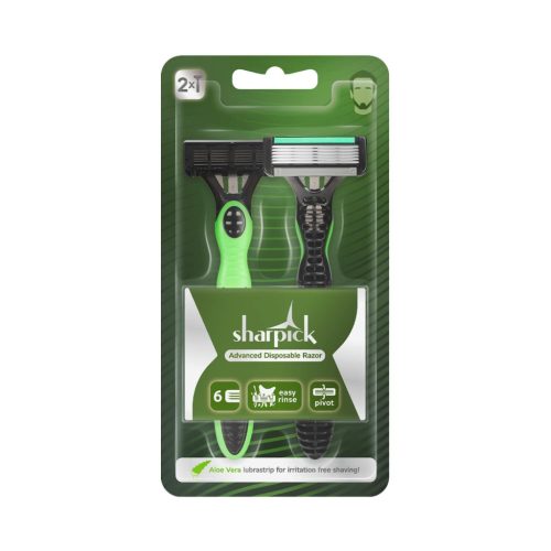 Sharpick Advanced Borotva Eldobható 6 pengés + Aloe Vera B2