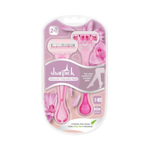 Sharpick Advanced+ Borotva Eldobható 3 pengés + Aloe Vera B2 Noi
