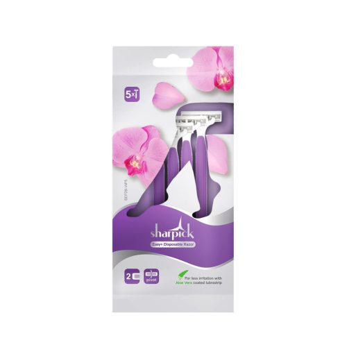 Sharpick Easy+ Borotva Eldobható 2 pengés + Aloe Vera P5 Noi
