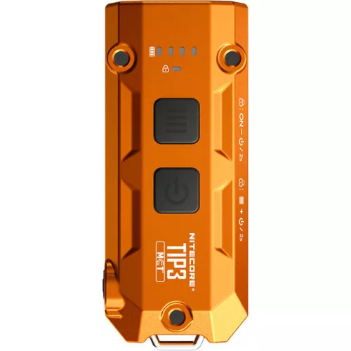 Nitecore Elemlámpa TIP3 (akkumulátoros) MCT UHE LED (720 lumen) Narancs