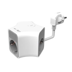   Technik Professional WG Elosztó Kocka 3 utas 1,4m kábel + USB-A + USB-C 16A