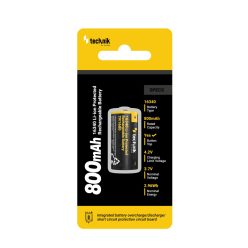 Technik Akkumulátor 16340 RCR123 TR1680 800mAh 3,7V B1