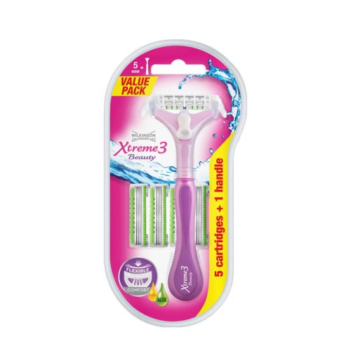 Wilkinson Xtreme 3 Beauty Hybrid borotva készülék + 5 betét Női