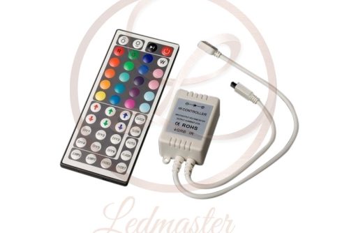 MasterLED - 44 gombos vezérlõ vezeték nélküli RGB led lámpa vezérlõ 6A áramfelvétel infra RGB led modul vagy szalag vezérlése