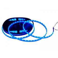   LEDmaster Prémium 66 LED/méteres 12V-os vízálló kék élvilágító LED szalag 5m/ tekercs
