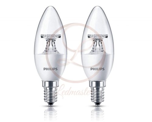 Philips E14-es foglalatú 5 5W-os natúr fehér izzó PHILIPS