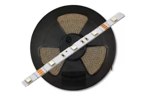 MasterLED 30 LED/méteres 12 V-os beltéri RGB 5050 LED szalag 5 m / tekercs