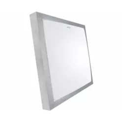   Strühm Alex 24 W-os 350x350 mm négyzet alakú natúr fehér mennyezeti lámpa IP44-es védettségű