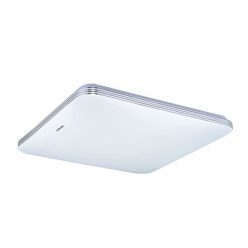   Strühm Adis 20 W-os 280x280 mm négyzet alakú natúr fehér mennyezeti lámpa IP44-es védettségű