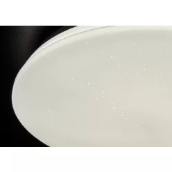   Strühm Karol 24 W-os ø380 mm kör alakú natúr fehér mennyezeti lámpa IP44-es védettségű