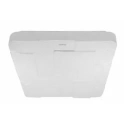   Strühm Tetris 48 W-os 530x530 mm négyzet alakú natúr fehér mennyezeti lámpa IP44-es védettségű