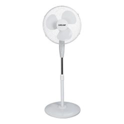 Eurolamp állóventilátor fehér színű, kerek talppal 60W