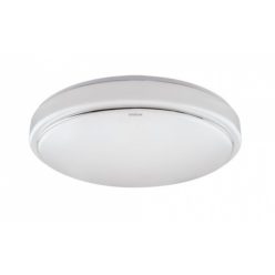   Strühm Sola 12 W-os ø260 mm kerek natúr fehér mozgásérzékelős mennyezeti lámpa IP44-es védettségű