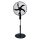 Eurolamp fekete állóventilátor 60W 