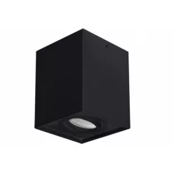 Strühm Hary D szögletes fekete keret GU10-es foglalattal