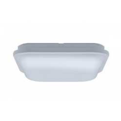   Strühm Filip 18 W-os 165x165 mm négyzet alakú natúr fehér mennyezeti lámpa IP54-es védettségű