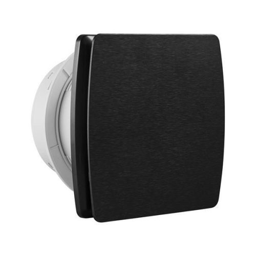 Páraelszívó ventilátor fekete előlappal Φ10 12W 220-240V