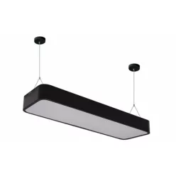   Strühm Flara 24 W-os natúr fehér fekete függesztett lámpa