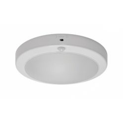   Strühm Lopez 18 W-os ø240 mm kerek natúr fehér mozgásérzékelős mennyezeti lámpa IP42-es védettségű