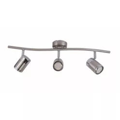   Strühm Olaf króm/matt króm 3-as mennyezeti lámpa GU10-es foglalattal