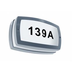   Strühm Solina Led 8 W-os szürke házszám világító lámpa