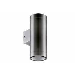   Strühm Aster 210x76 mm matt króm oldalfali kültéri lámpa GU-10-es foglalattal