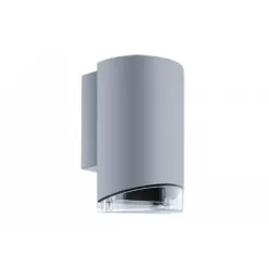   Strühm Kasjan 173x110 mm szürke ívelt oldalfali lámpa GU-10-es foglalattal