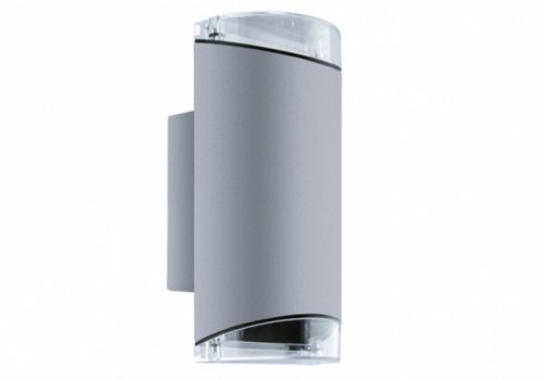 Strühm Kasjan 225x110 mm szürke ívelt oldalfali lámpa GU-10-es foglalattal