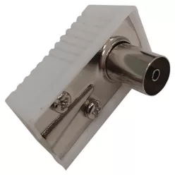 Szerelhető pipa koax aljzat 