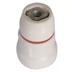 E27-es szerelhető porcelán foglalat 220-240V