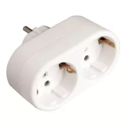 Földelt hálózati 2-es dugaljzat 16A 220-240V