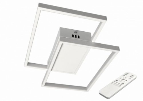 MasterLED Galaxis Polaris 45 W-os 42x30 cm fehér LED távirányítós mennyezeti lámpa