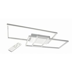   MasterLED Galaxis Vela 90 W-os 83x36 cm fehér LED távirányítós mennyezeti lámpa