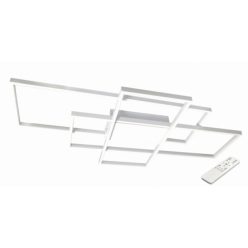   MasterLED Galaxis Hidra 126 W-os 90x50 cm fehér LED távirányítós mennyezeti lámpa