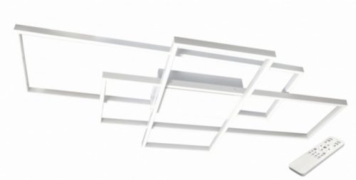 MasterLED Galaxis Hidra 126 W-os 90x50 cm fehér LED távirányítós mennyezeti lámpa