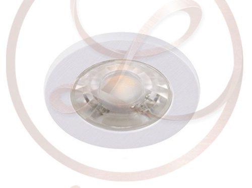 Strühm Fin Led IP44 3 W-os süllyesztett natúr fehér fehér színű kör alakú LED-es mennyezetlámpa