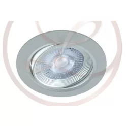 Strühm Moni Ezüst színű kerek spot lámpa natúr fehér