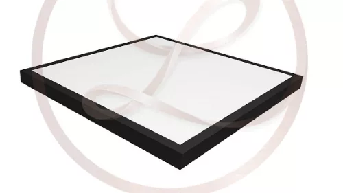 MasterLED 60 W-os szögletes 60x60 cm natúr fehér fekete keretes falon kívüli led panel
