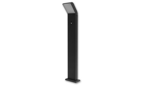 MasterLED Clark 12 W-os natúr fehér 80 cm magas fekete állólámpa mozgásérzékelős