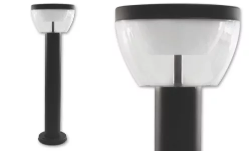 MasterLED Merida 9 W-os natúr fehér 50 cm magas fekete állólámpa