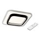 MasterLED Galaxis Falcon 35 W-os 24x24x5 cm fekete-fehér LED távirányítós mennyezeti lámpa