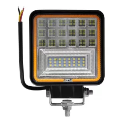   MasterLED Téglalap alakú hideg fehér színhőmérsékletű 126 W-os munkalámpa narancssárga irányjelzővel